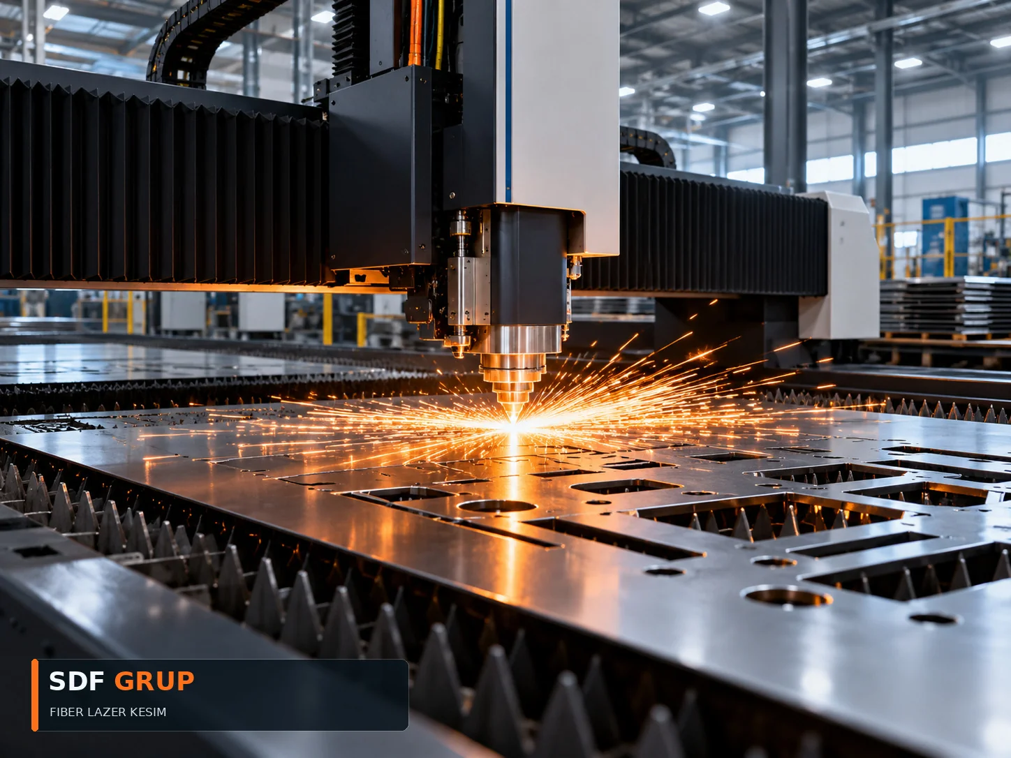 Teknik metal imalat hizmetini temsil eden — yapay zekâ ile oluşturulmuş temsili görsel